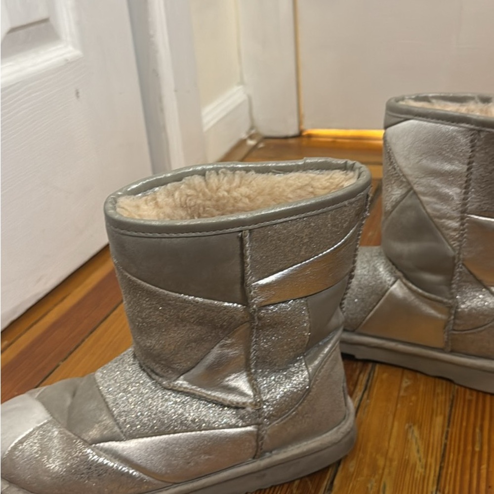 UGG Silver Winter Boots for Women